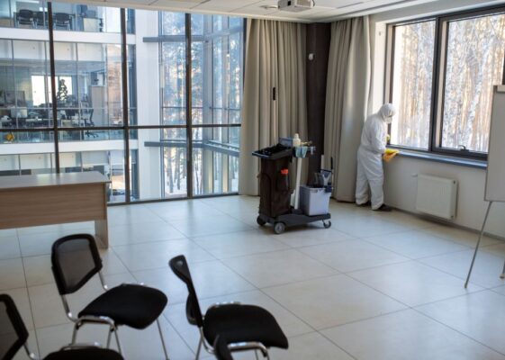 fellowship hall cleaning