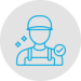Our certified cleaner team is skilled and undergoes regular training in modern cleaning techniques, customer service and fabric analysis. They are trustworthy and offer professional services each time you avail our services.